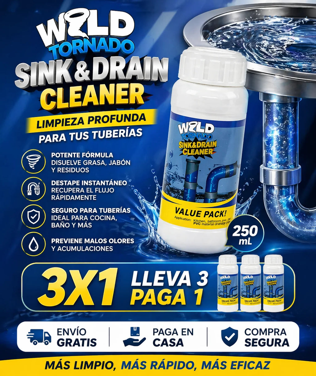 WILD TORNADO X3 DESTAPA CAÑERIAS